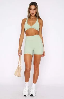 High Definition Sports Bra Sage -Outlet The Lounge Vibe Store 25.10.2212742