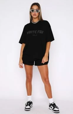 Offstage Oversized Tee Onyx -Outlet The Lounge Vibe Store 25.10.2212777