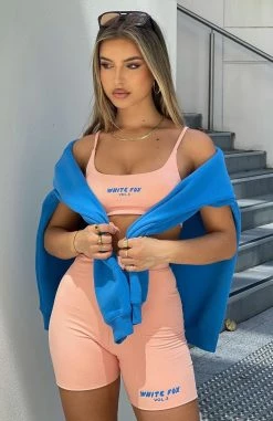 Offstage Ribbed Bike Shorts Apricot Ice -Outlet The Lounge Vibe Store 255979434 4366109590154111 2921754678682231490 n