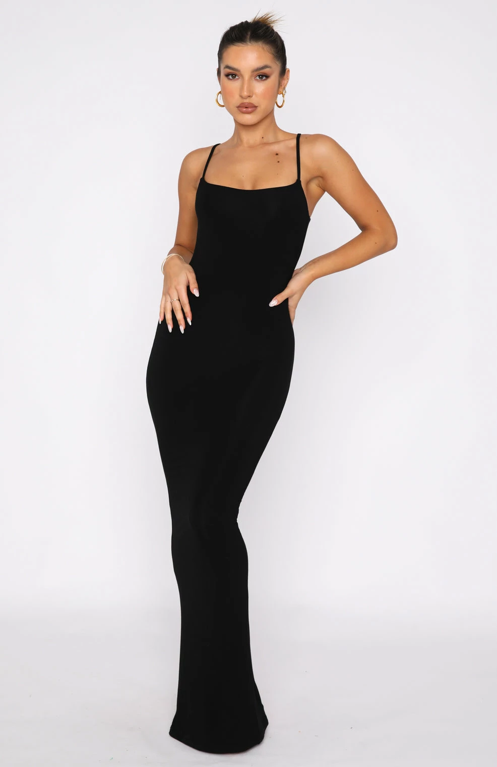 Most Popular Maxi Dress Black 2 Most Popular Maxi Dress Black - Image 2