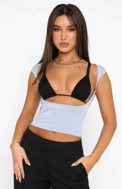 Double Life Tee Blue -Outlet The Lounge Vibe Store 27.07.22 026