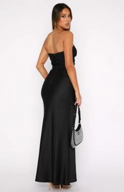 Deep Hearts Strapless Maxi Dress Black 7 Deep Hearts Strapless Maxi Dress Black -Outlet The Lounge Vibe Store 27.07.2343357