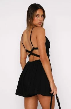 Meet You There Playsuit Black -Outlet The Lounge Vibe Store 27.07.2343442