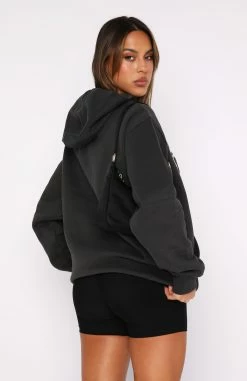 Bring You Around Oversized Hoodie Charcoal -Outlet The Lounge Vibe Store 27.07.2343739