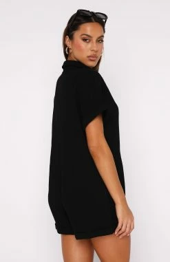 Higher Power Playsuit Black -Outlet The Lounge Vibe Store 27.07.2343884