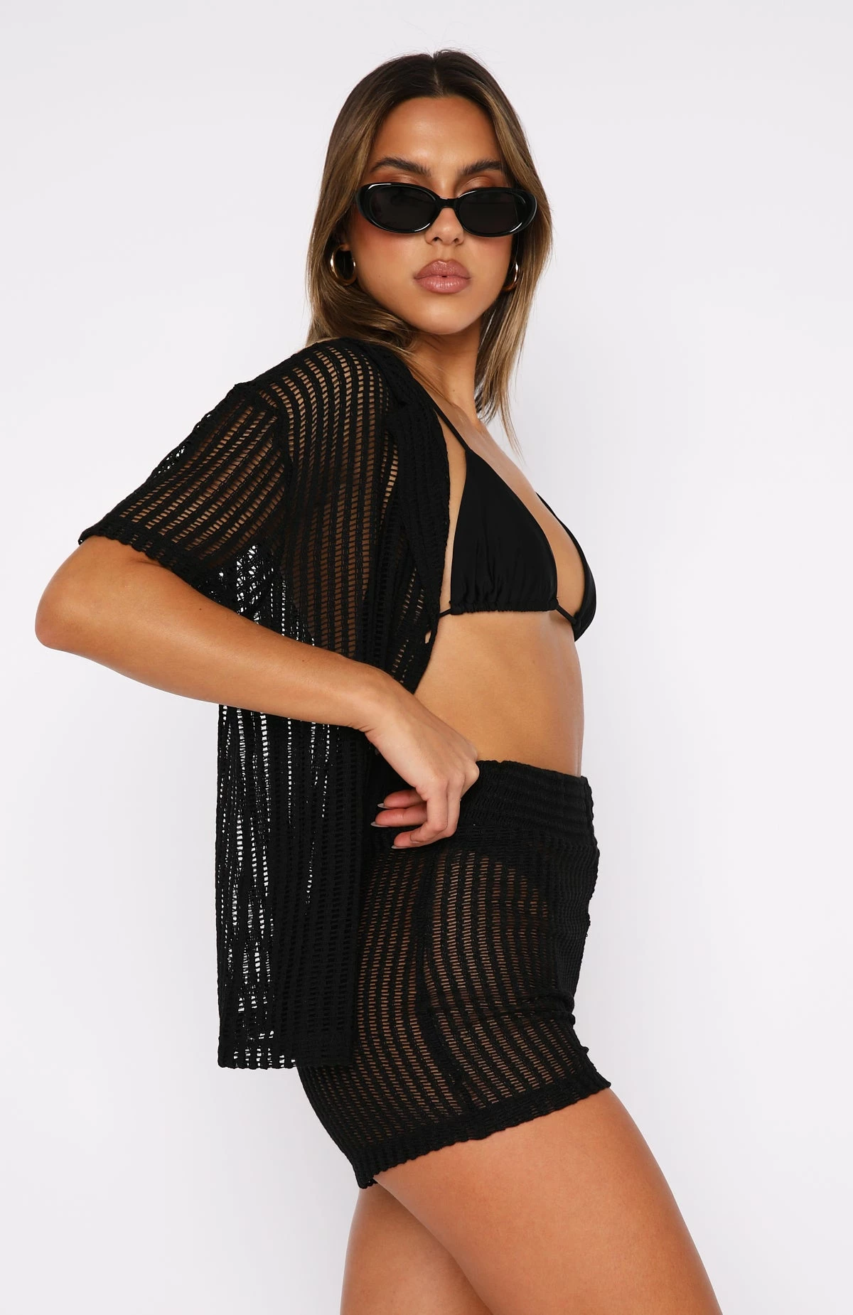 Not Letting Go Shorts Black 3 Not Letting Go Shorts Black - Image 3