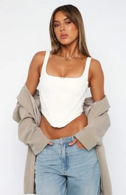 Stuck On Love Bustier White -Outlet The Lounge Vibe Store 27.4.2317413