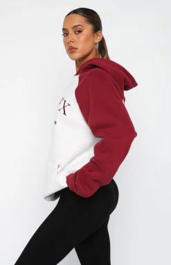 Caught Up On It Oversized Hoodie Grey Marle -Outlet The Lounge Vibe Store 27.4.2318053