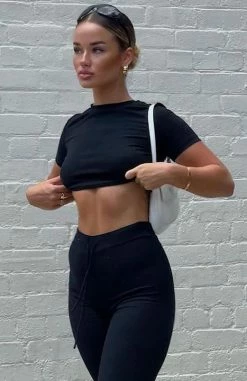 It's Meant To Be Crop Black