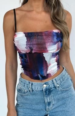 If You Must Bustier Berry Splash