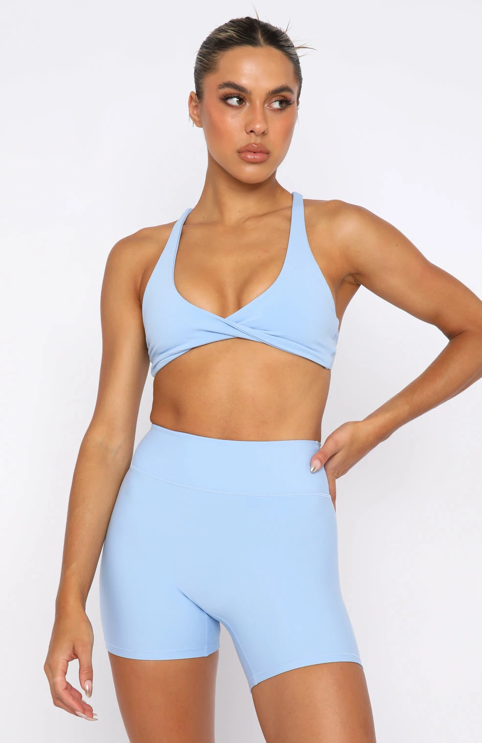High Definition Sports Bra Sky Blue 2 High Definition Sports Bra Sky Blue - Image 2