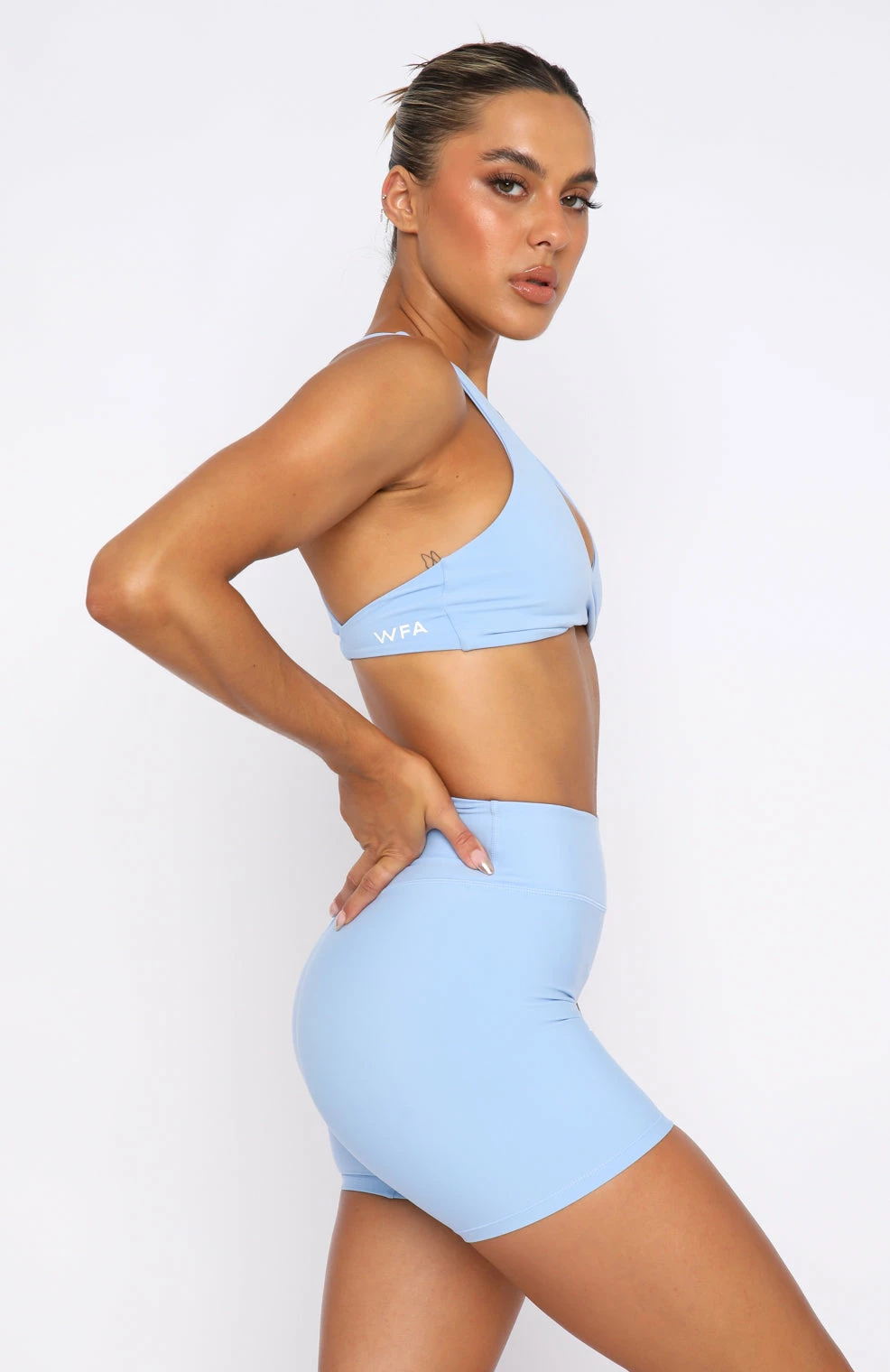 High Definition Sports Bra Sky Blue 3 High Definition Sports Bra Sky Blue - Image 3