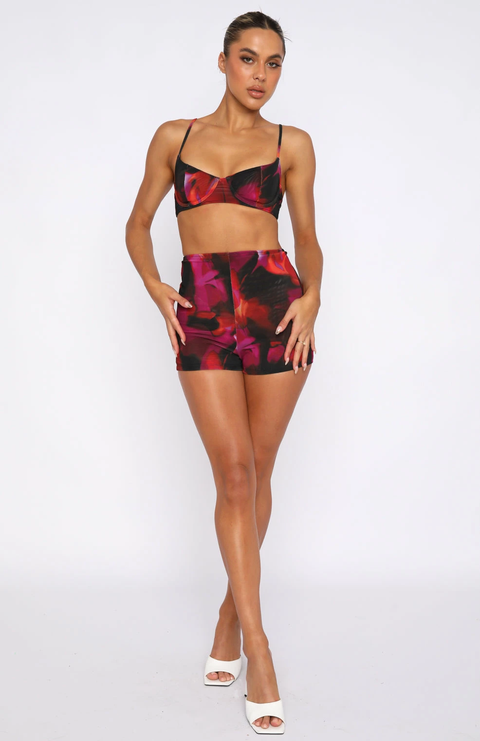 Executive Crop Pink Flame Print 5 Executive Crop Pink Flame Print - Image 5