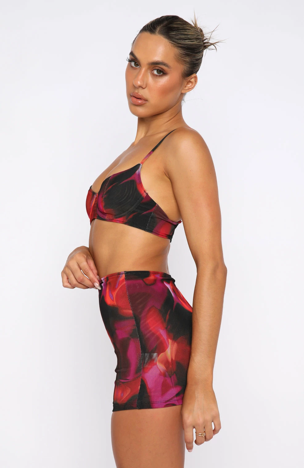 Executive Crop Pink Flame Print 3 Executive Crop Pink Flame Print - Image 3
