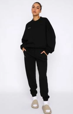 Not An Issue Sweatpants Black -Outlet The Lounge Vibe Store 28.04.22 984