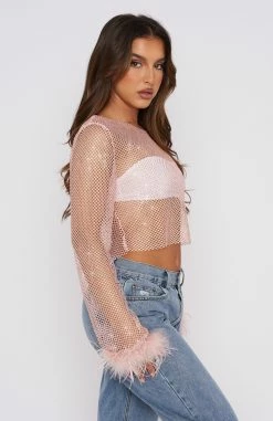Day And Night Long Sleeve Crop Baby Pink 7 Day And Night Long Sleeve Crop Baby Pink -Outlet The Lounge Vibe Store 28.11.220609