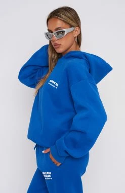 The Main Season Oversized Hoodie Electric Blue -Outlet The Lounge Vibe Store 28.11.220838
