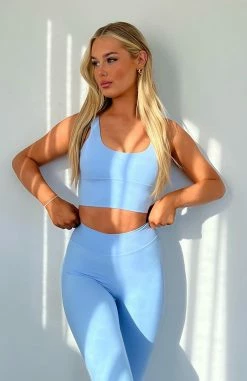 Activation Sports Crop Sky Blue