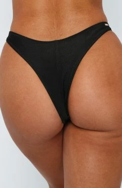 Into The Ocean Bikini Bottom Black -Outlet The Lounge Vibe Store 29.05.2320576