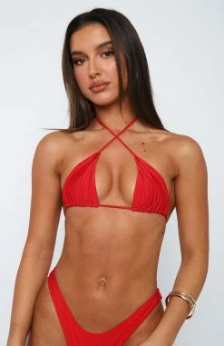 Waves Bikini Top Red 9 Waves Bikini Top Red -Outlet The Lounge Vibe Store 29.05.2320768