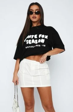 Wish I Loved You Mini Skirt White -Outlet The Lounge Vibe Store 29.05.2321220