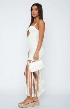 Grand Entrance Crochet Maxi Dress White -Outlet The Lounge Vibe Store 29.05.2321743