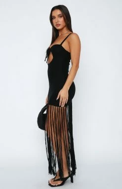 Grand Entrance Crochet Maxi Dress Black 6 Grand Entrance Crochet Maxi Dress Black -Outlet The Lounge Vibe Store 29.05.2321754