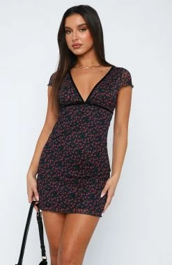 Pretty Girl Mini Dress Navy Poppy -Outlet The Lounge Vibe Store 29.05.2321885