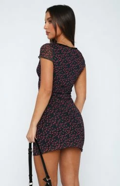 Pretty Girl Mini Dress Navy Poppy -Outlet The Lounge Vibe Store 29.05.2321896