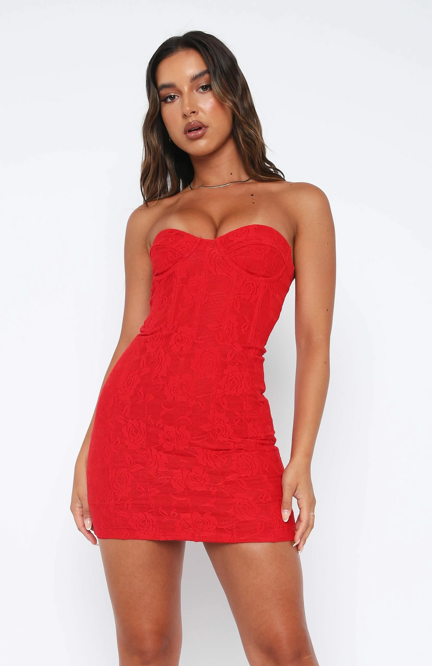 Kiss And Make Up Mini Dress Red 2 Kiss And Make Up Mini Dress Red - Image 2
