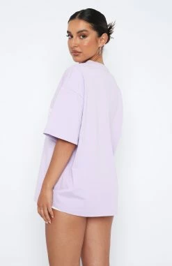Leisure Series Oversized Tee Lavender -Outlet The Lounge Vibe Store 29.12.220954