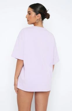 Leisure Series Oversized Tee Lavender -Outlet The Lounge Vibe Store 29.12.220956