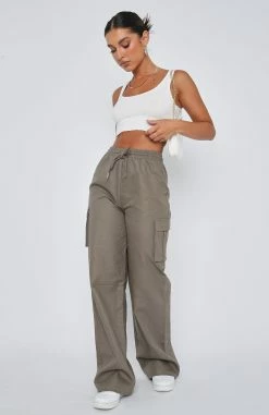 Up At Night Pants Dusty Khaki -Outlet The Lounge Vibe Store 29.12.220975
