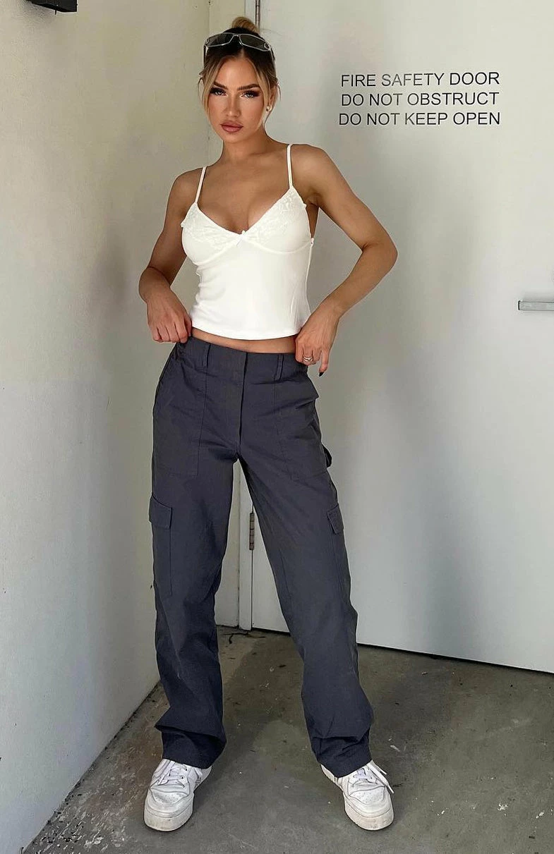 Know Your Worth Pants Charcoal 9 Know Your Worth Pants Charcoal - Image 9