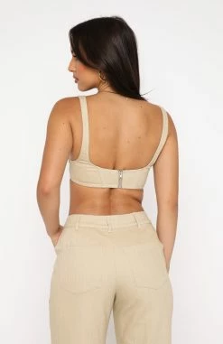 True For You Crop Oatmeal -Outlet The Lounge Vibe Store 30.06.22 1262