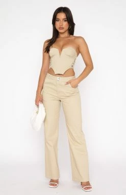 Change My Mind Bustier Oatmeal -Outlet The Lounge Vibe Store 30.06.22 1276