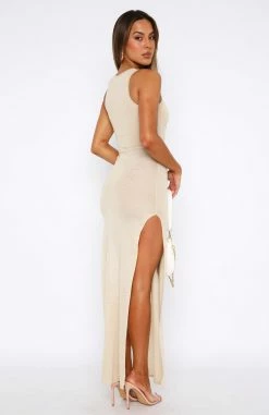 Under The Moonlight Maxi Dress Gold -Outlet The Lounge Vibe Store 30.06.2337072