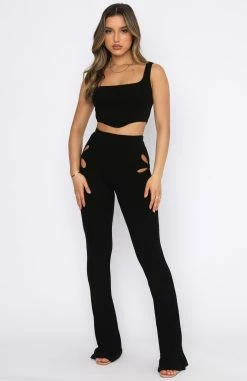 Going Fast Pants Black 11 Going Fast Pants Black -Outlet The Lounge Vibe Store 30.09.21 1182