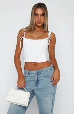 She Is Beauty Bustier White -Outlet The Lounge Vibe Store 30.3.2313727
