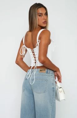 She Is Beauty Bustier White -Outlet The Lounge Vibe Store 30.3.2313738