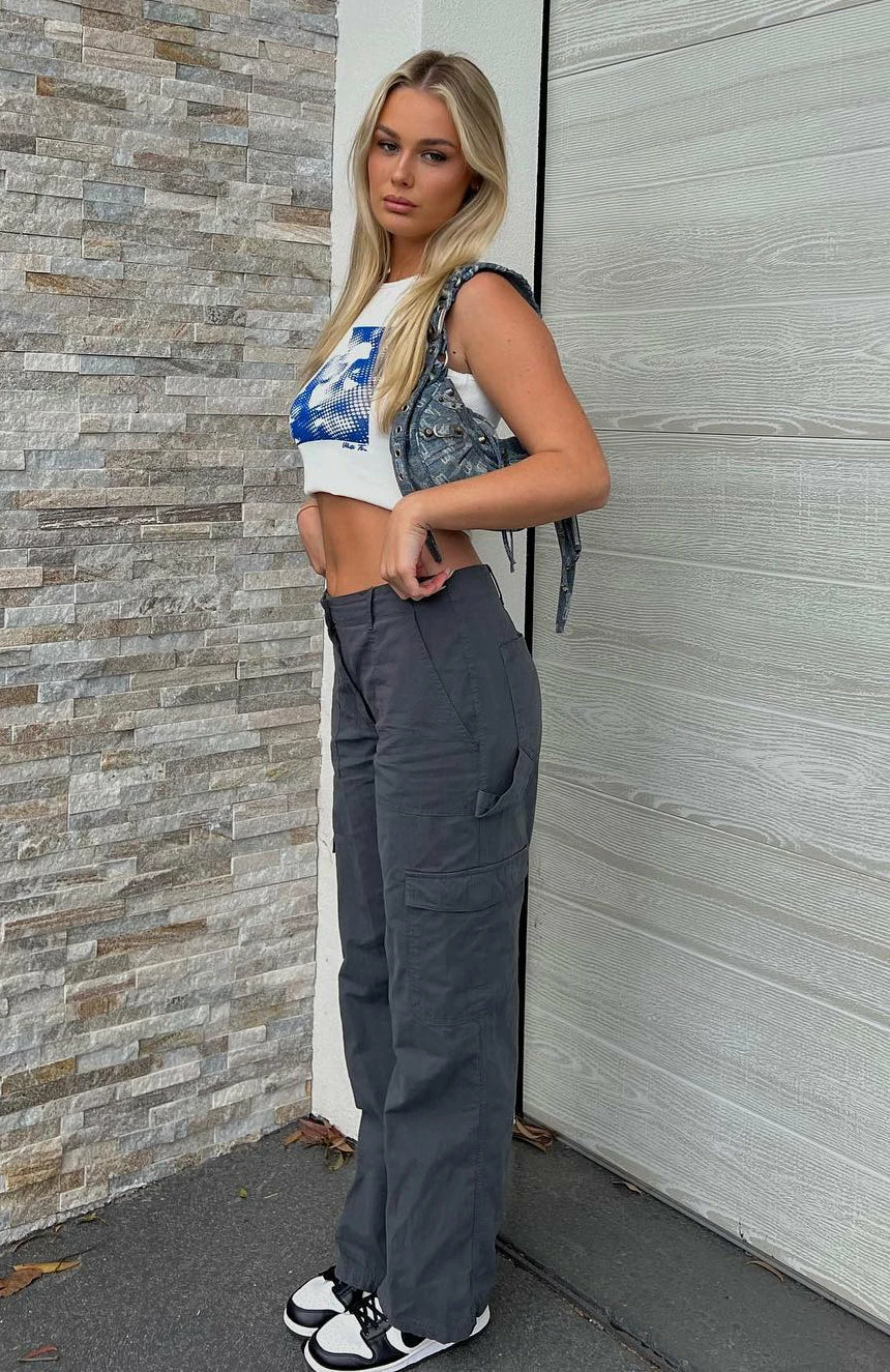 Know Your Worth Pants Charcoal 1 Know Your Worth Pants Charcoal