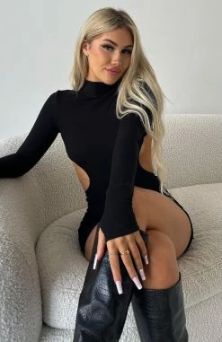 Break The Rules Mini Dress Black -Outlet The Lounge Vibe Store 309044870 461214819358963 4592624215984511817 n