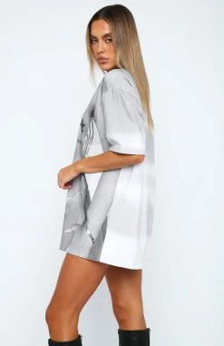 Link In Bio! Oversized Tee Greyscale 8 Link In Bio! Oversized Tee Greyscale -Outlet The Lounge Vibe Store 31.05.2322652