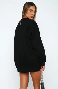 Situationship Oversized Sweater Black 11 Situationship Oversized Sweater Black -Outlet The Lounge Vibe Store 31.05.2322797