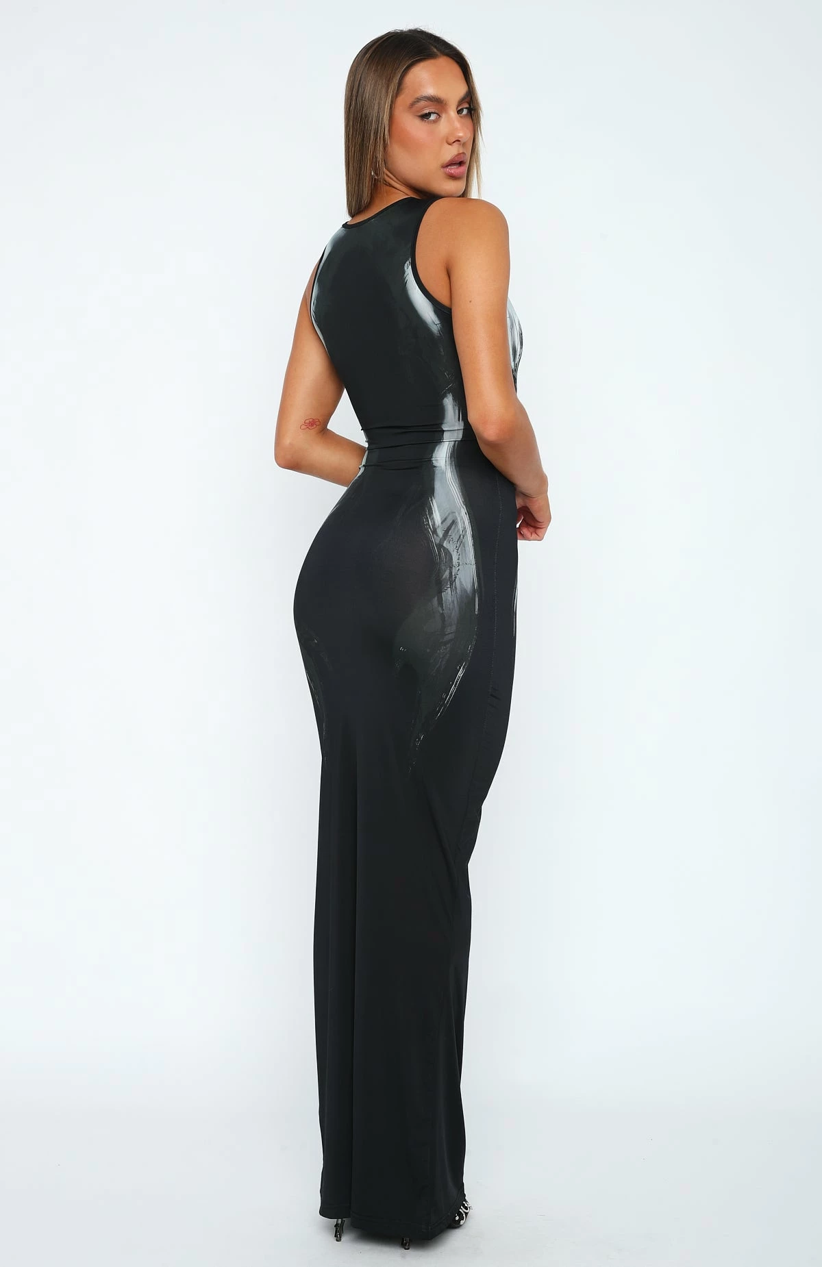 The Dr Mitchell Kim Maxi Dress Obsidian 4 The Dr Mitchell Kim Maxi Dress Obsidian - Image 4