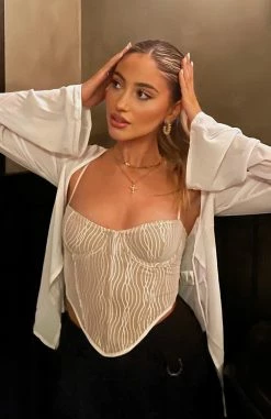 Take A Chance Bustier White -Outlet The Lounge Vibe Store 325306405 1086248159440602 8478726452532948380 n