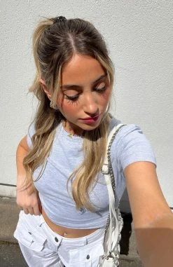 Switching Sides Crop Grey Marle -Outlet The Lounge Vibe Store 340651842 968187117671545 1390699841529754347 n