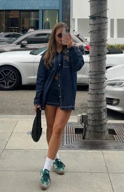 Knew You Were Trouble Shirt Indigo