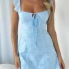 Summer Crush Mini Dress Baby Blue