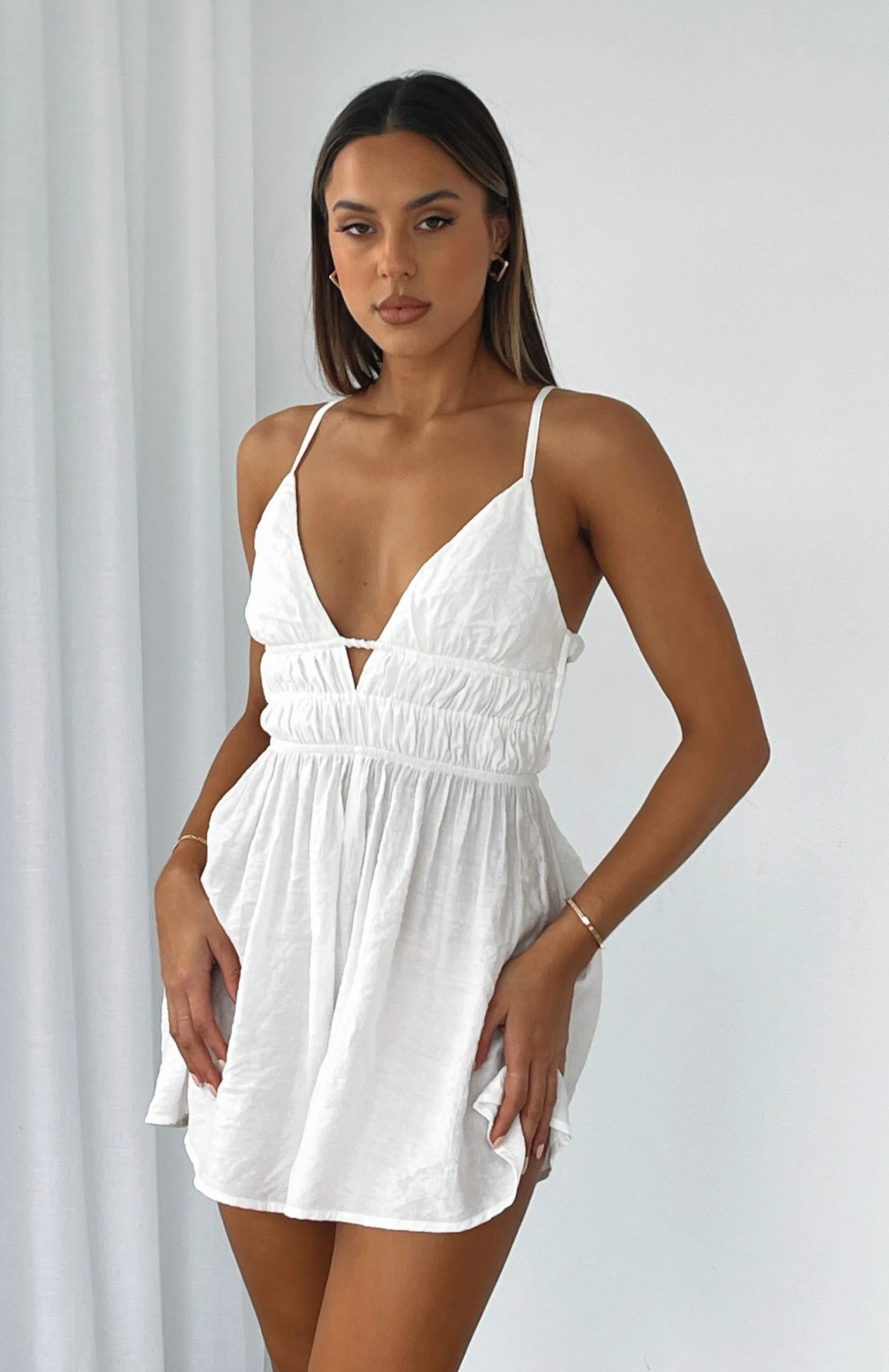 Meet You There Playsuit White 1 Meet You There Playsuit White